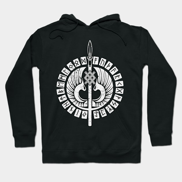 Gungnir - Spear of Odin Hoodie by Nartissima